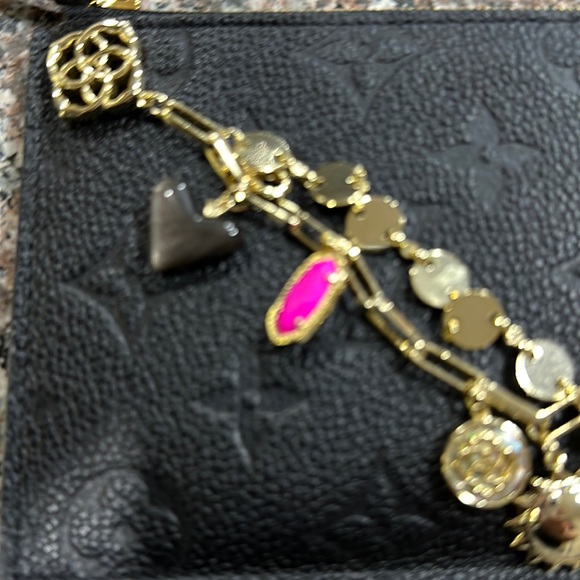 Kendra Scott Frankie Gold Charm Bracelet In Multi Mix - Picture 6 of 7